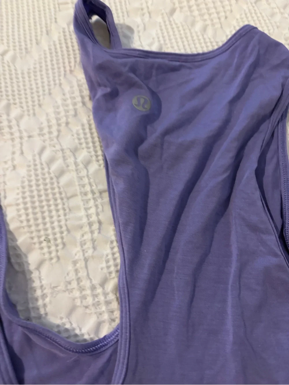 Lululemon Women's Purple Scoop Neck Tank Top